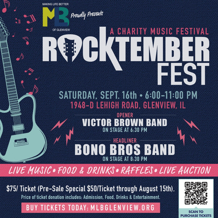 MLB’s Rocktember Fest – Youth Services of Glenview/Northbrook